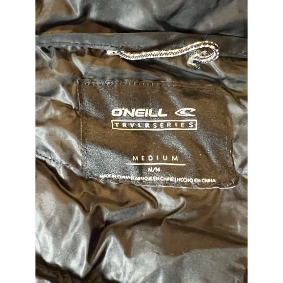 O’Neill Trvlr Away Packable Jacket Black Mens Medium - Picture 4 of 12